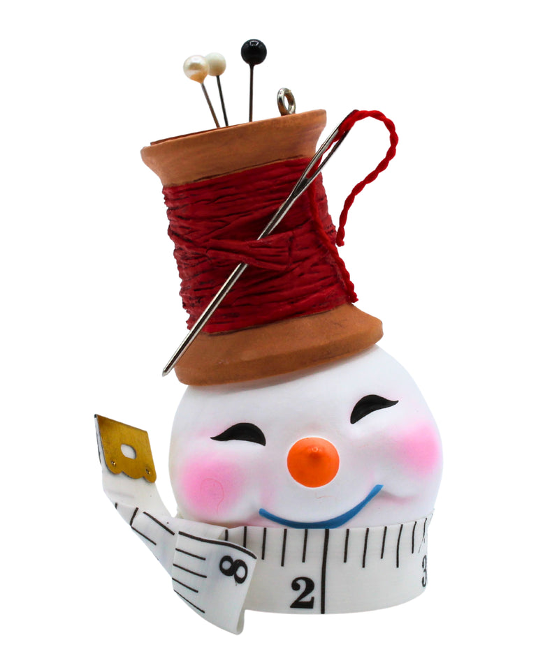 Hallmark Ornament: 2022 Sew Cheery Snowman | QGO3733