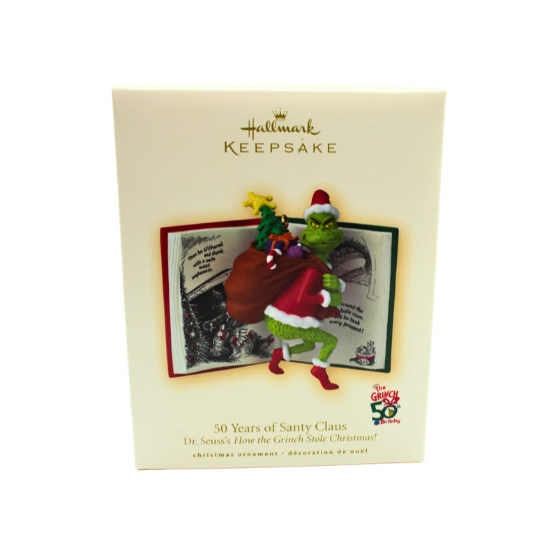 Hallmark Ornament: 2007 50 Years of Santy Claus | QHC4027 | The Grinch