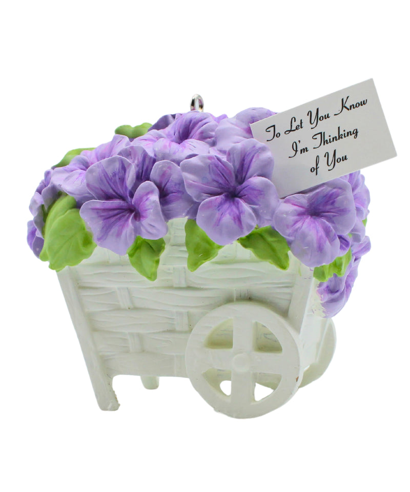 Hallmark Ornament: 2014 Pansies Stand for Thoughts | QHG1236