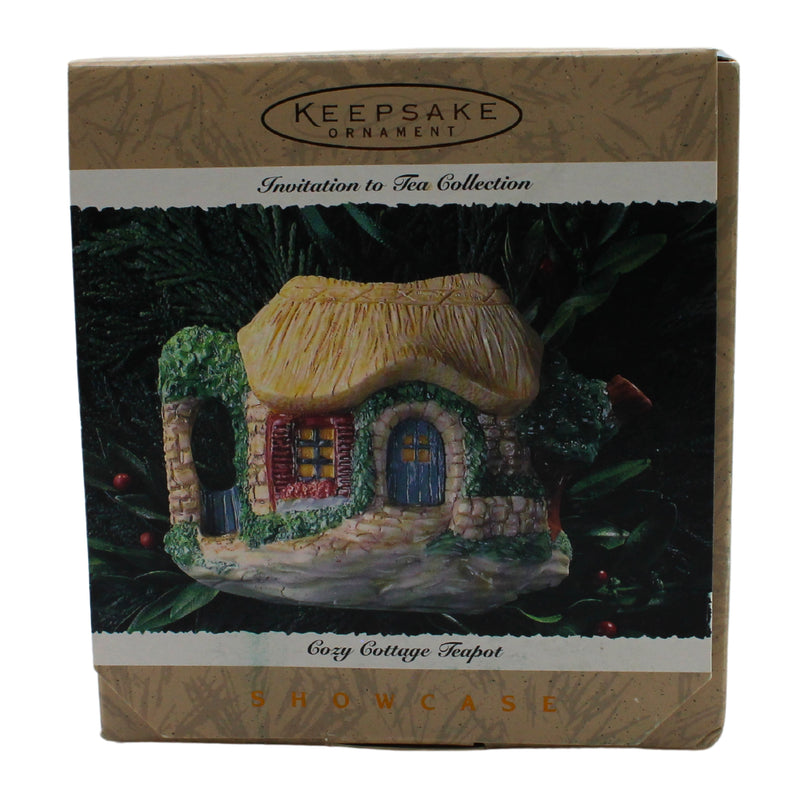 Hallmark Ornament: 1995 Cozy Cottage Teapot | QK1127