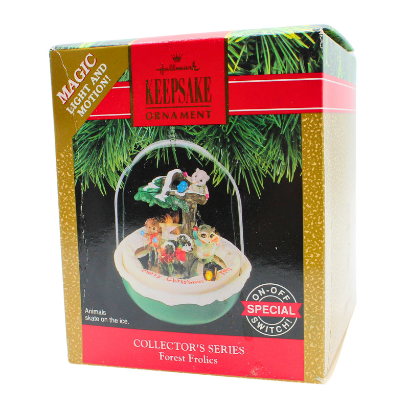 Hallmark Ornament: 1991 Forest Frolics | QLX7219 | Ice Skating