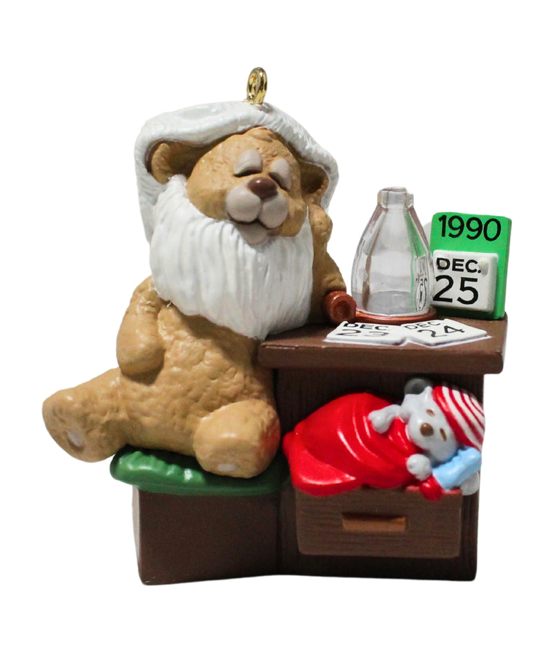 Hallmark Ornament: 1990 Beary Short Nap | QLX7326