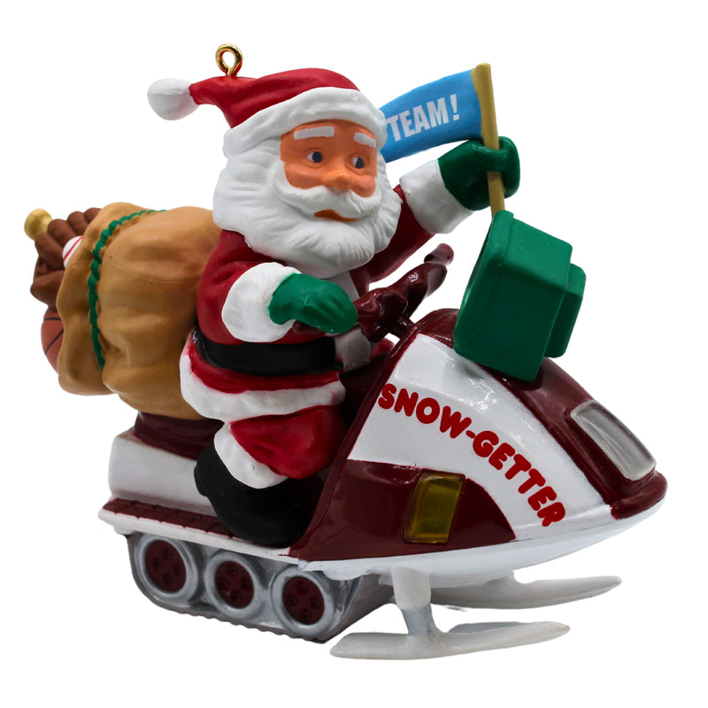 Hallmark Ornament: 1993 Santa's Snow-Getter | QLX7352