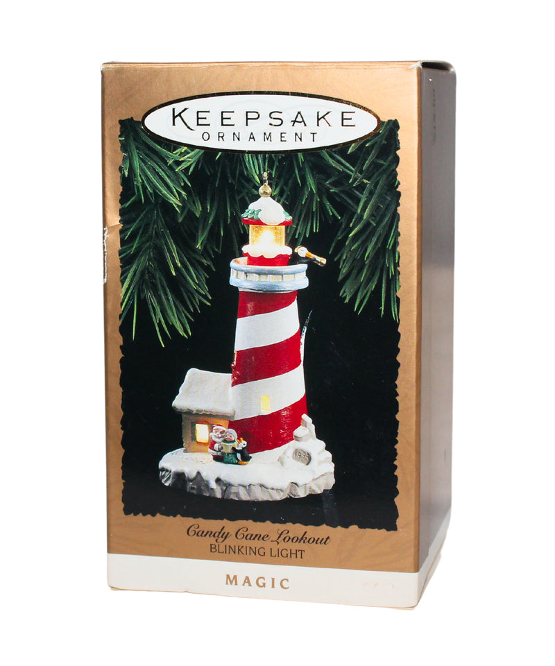 Hallmark Ornament: 1994 Candy Cane Lookout | QLX7376 | Blinking Light