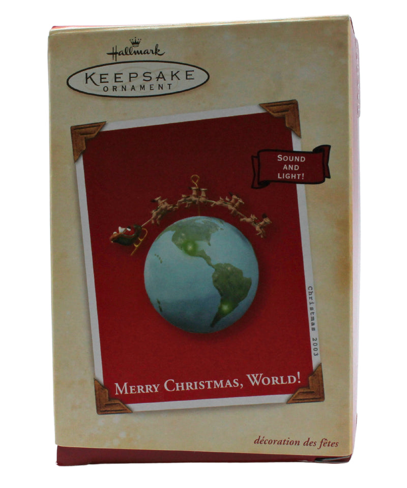 Hallmark Ornament: 2003 Merry Christmas, World! | QLX7449