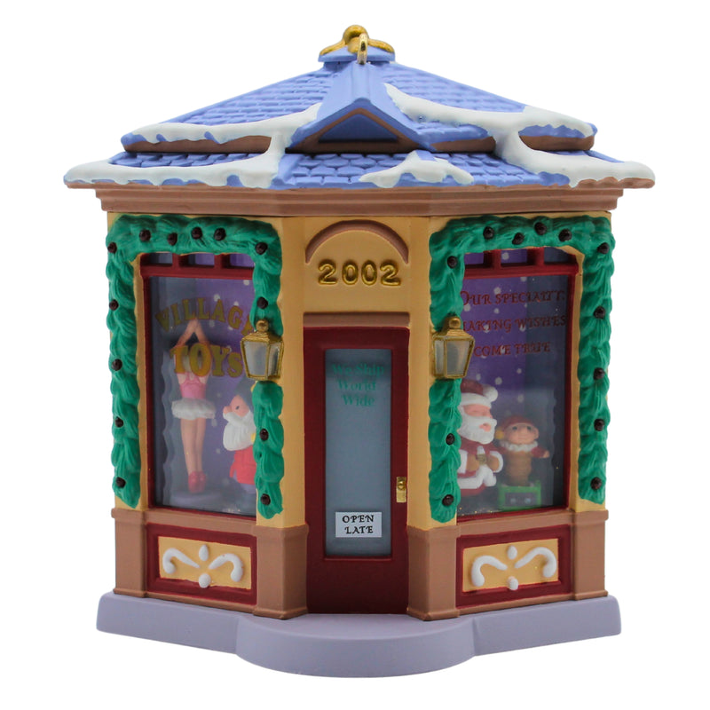 Hallmark Ornament: 2002 Village Toy Shop | QLX7676