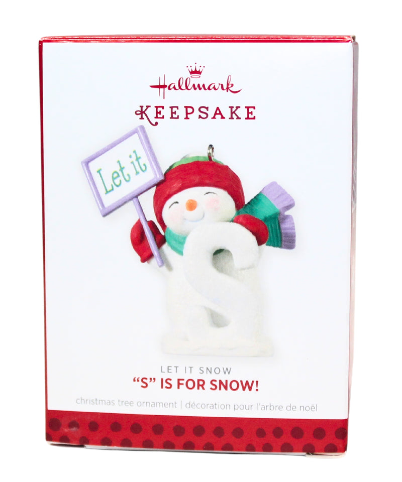 Hallmark Ornament: 2013 "S" is for Snow! | QRP5925