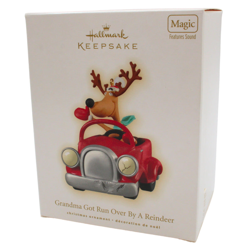 Hallmark Ornament: 2009 Grandma Got Run Over By A Reindeer | QSR4555 | Dr. Elmo