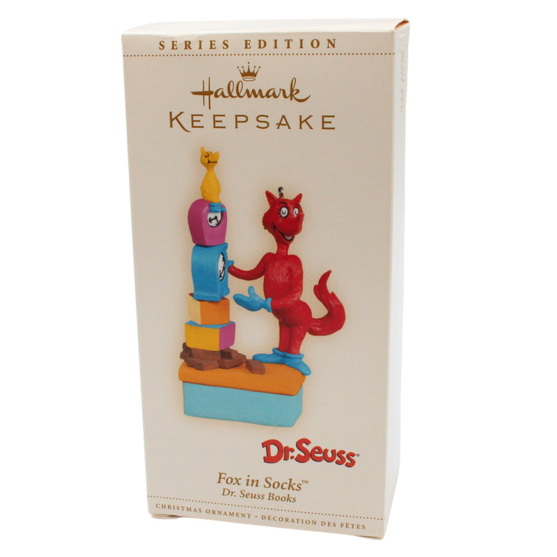 Hallmark Ornament: 2006 Fox in Socks | QX2353 | Dr. Seuss