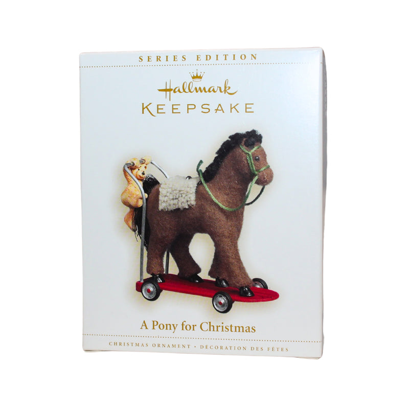 Hallmark Ornament: 2006 A Pony for Christmas | QX2496