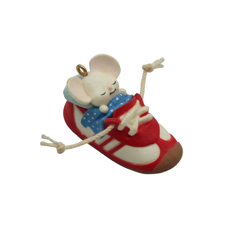 Hallmark Ornament: 1983 Sneaker Mouse | QX4009