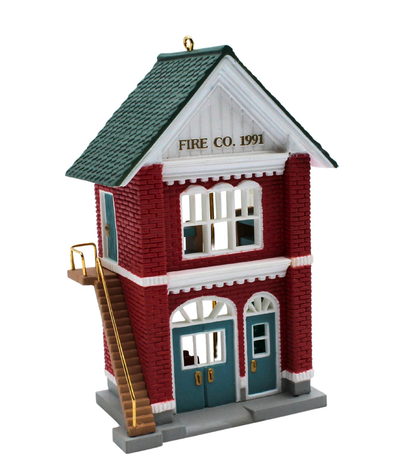 Hallmark Ornament: 1991 Fire Station | QX4139