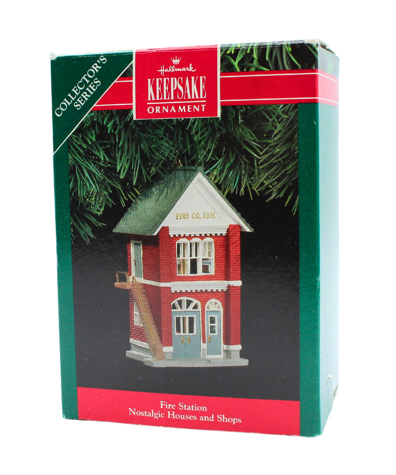 Hallmark Ornament: 1991 Fire Station | QX4139