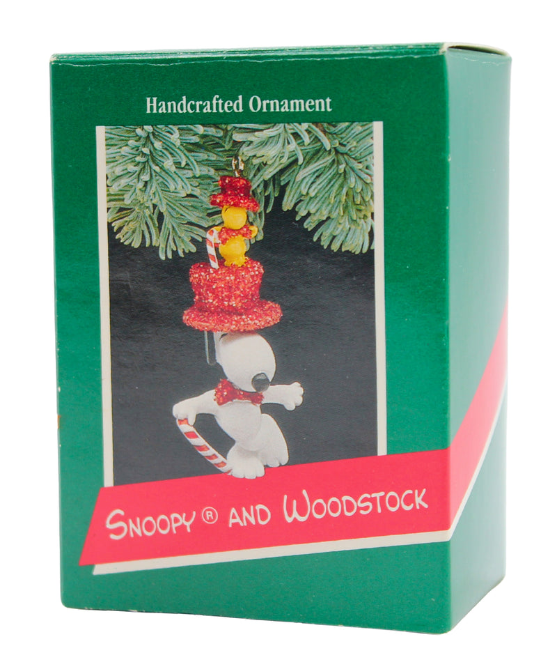 Hallmark Ornament: 1989 Snoopy and Woodstock | QX4332 | Top Hat