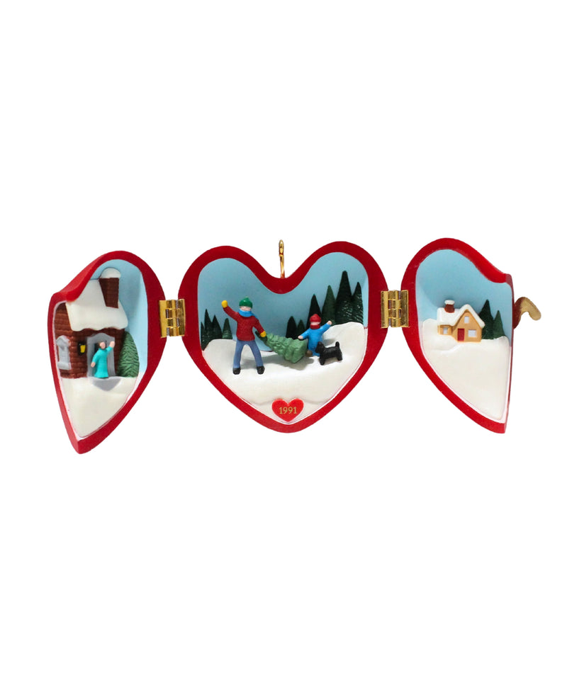 Hallmark Ornament: 1991 Heart of Christmas | QX4357