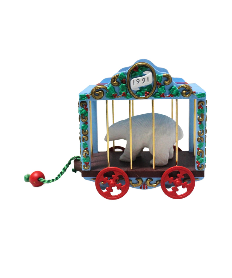 Hallmark Ornament: 1991 Polar Circus Wagon | QX4399