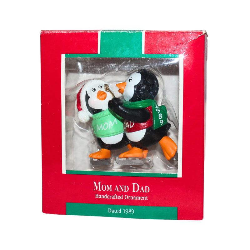 Hallmark Ornament: 1989 Mom & Dad | QX4425