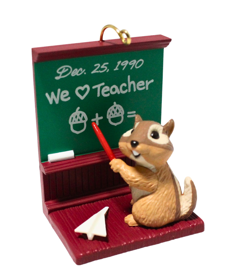 Hallmark Ornament: 1990 Teacher | QX4483