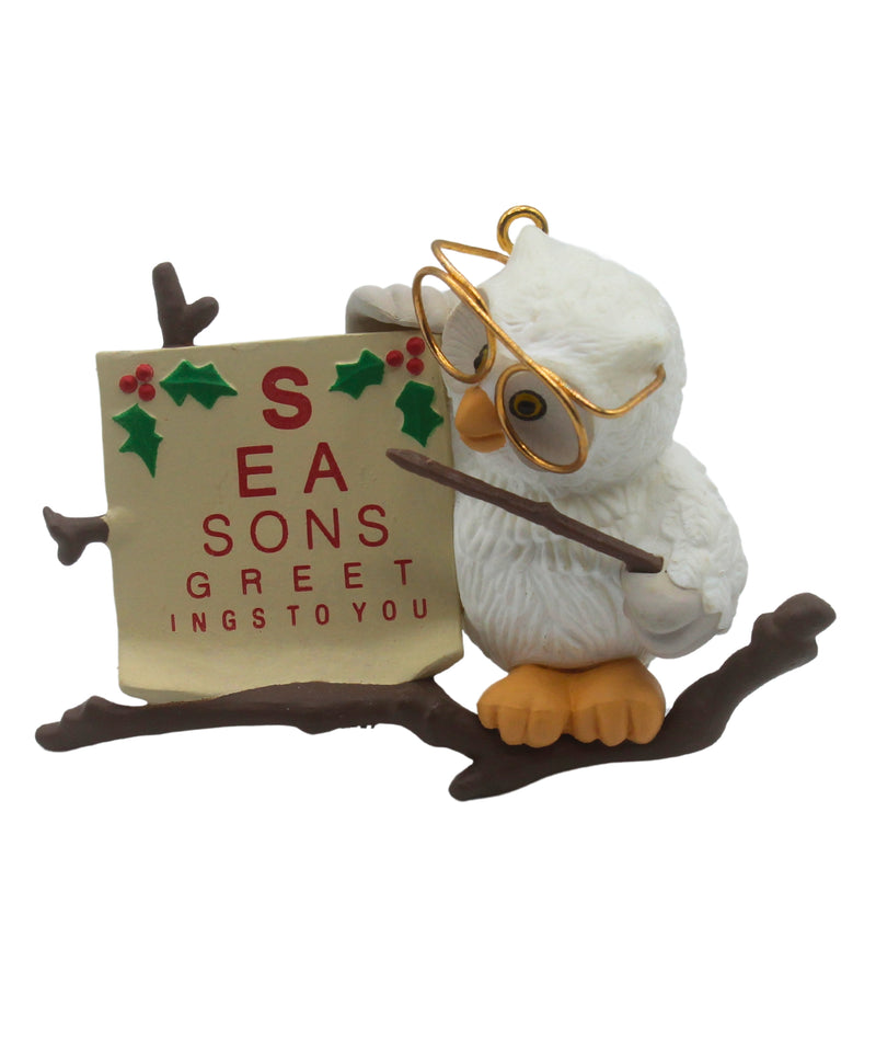 Hallmark Ornament: 1987 Owliday Wish | QX4559