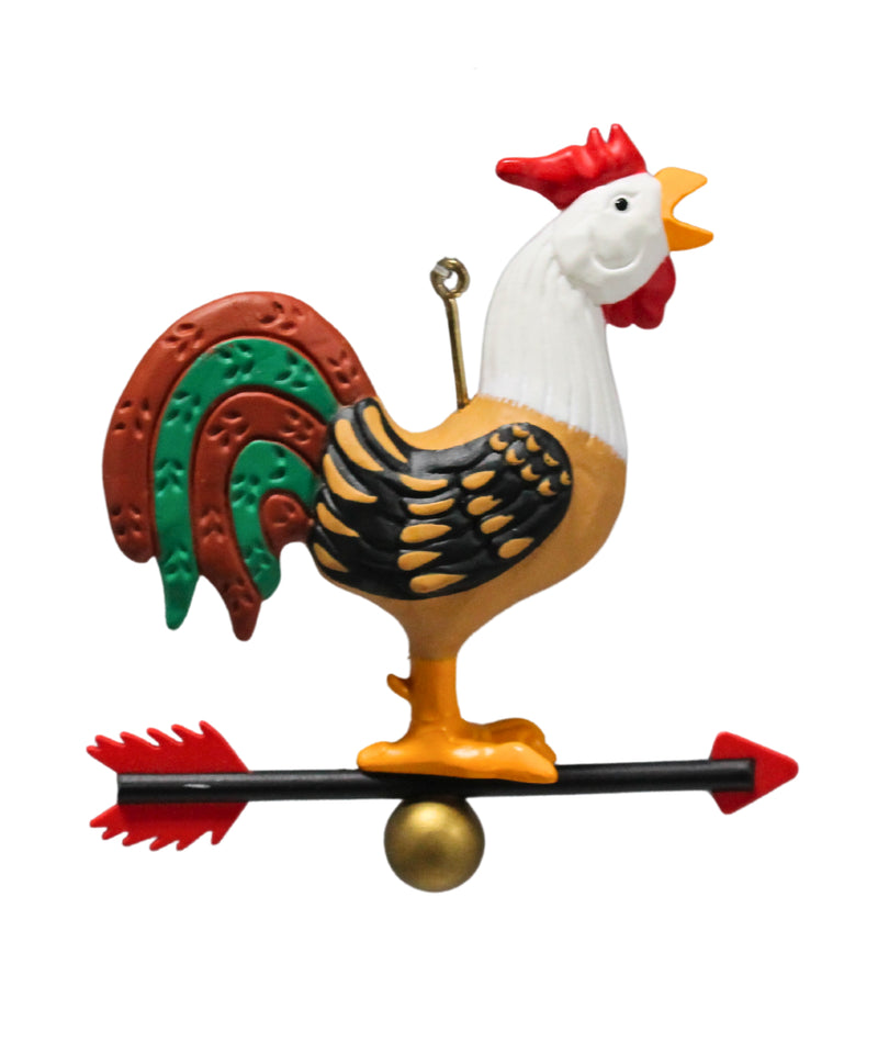 Hallmark Ornament: 1989 Rooster Weathervane | QX4675