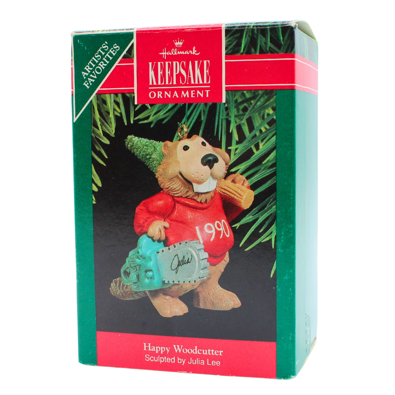 Hallmark Ornament: 1990 Happy Woodcutter | QX4763