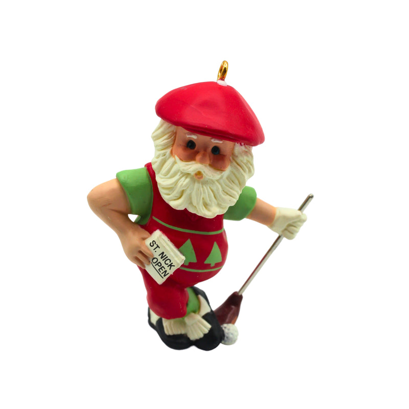 Hallmark Ornament: 1988 Par for Santa | QX4791 | Golf