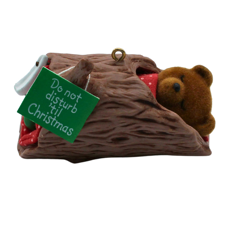 Hallmark Ornament: 1985 Do Not Disturb Bear | QX4812