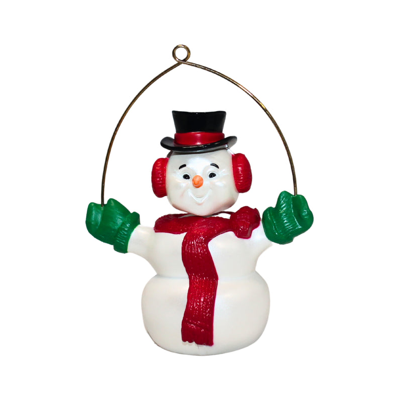 Hallmark Ornament: 1989 Wiggly Snowman | QX4892