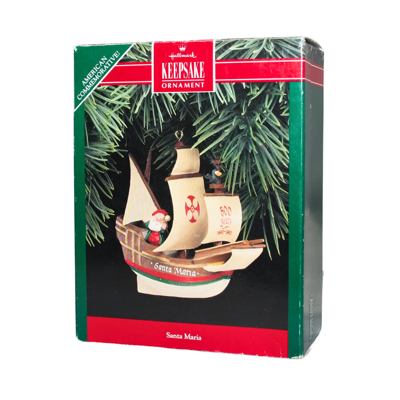 Hallmark Ornament: 1992 Santa Maria | QX5074