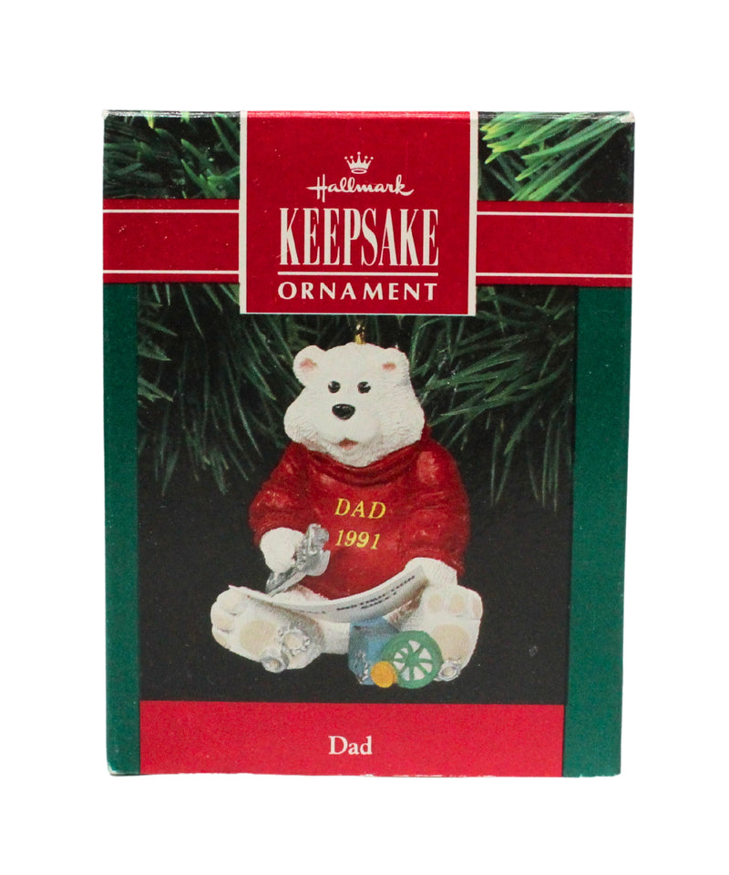 Hallmark Ornament: 1991 Dad | QX5127