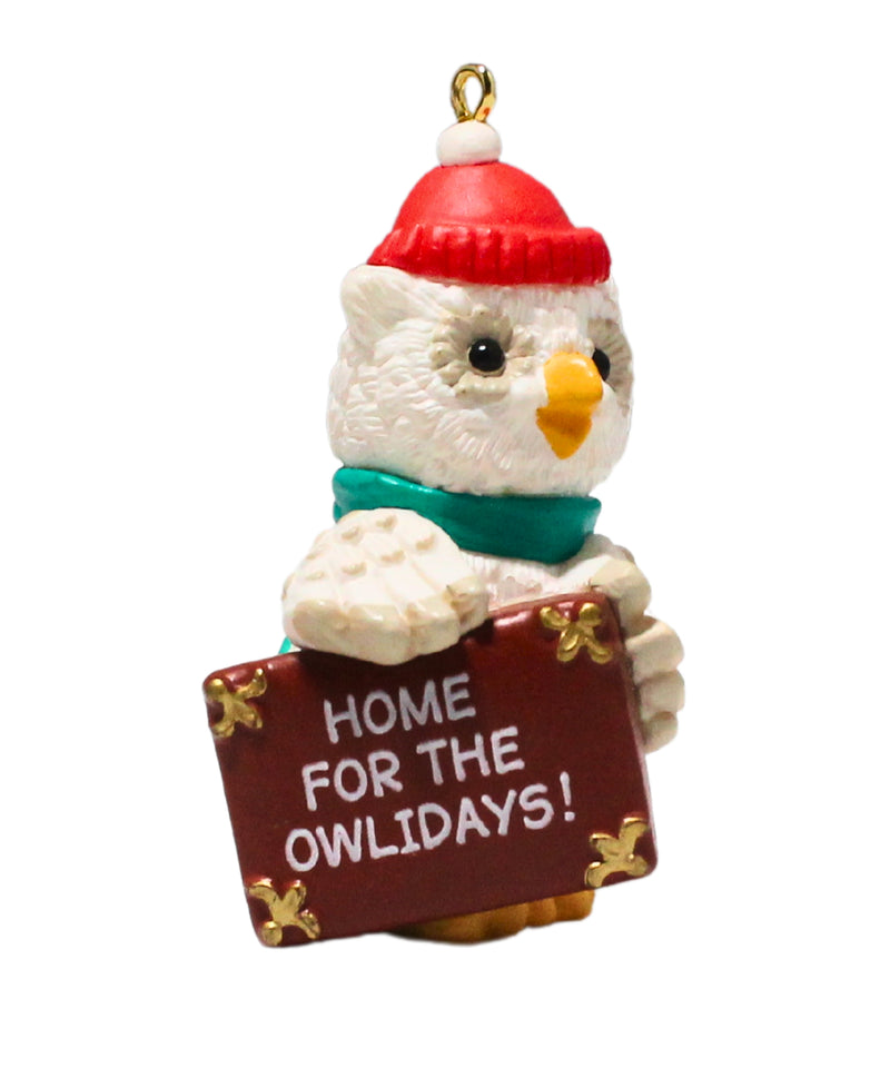 Hallmark Ornament: 1990 Home for the Owlidays | QX5183