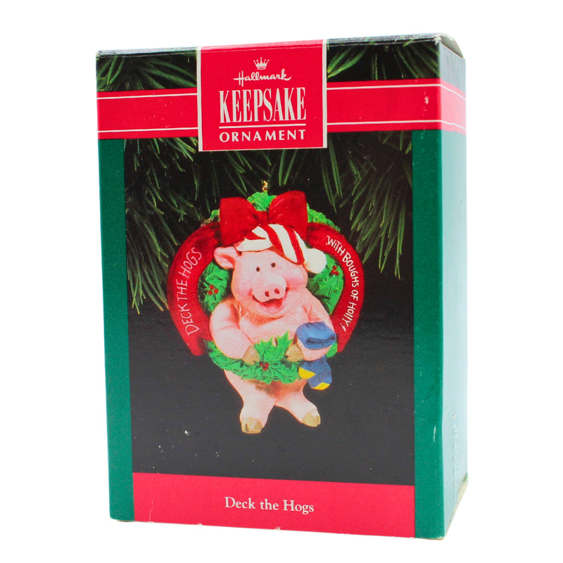 Hallmark Ornament: 1992 Deck the Hogs | QX5204