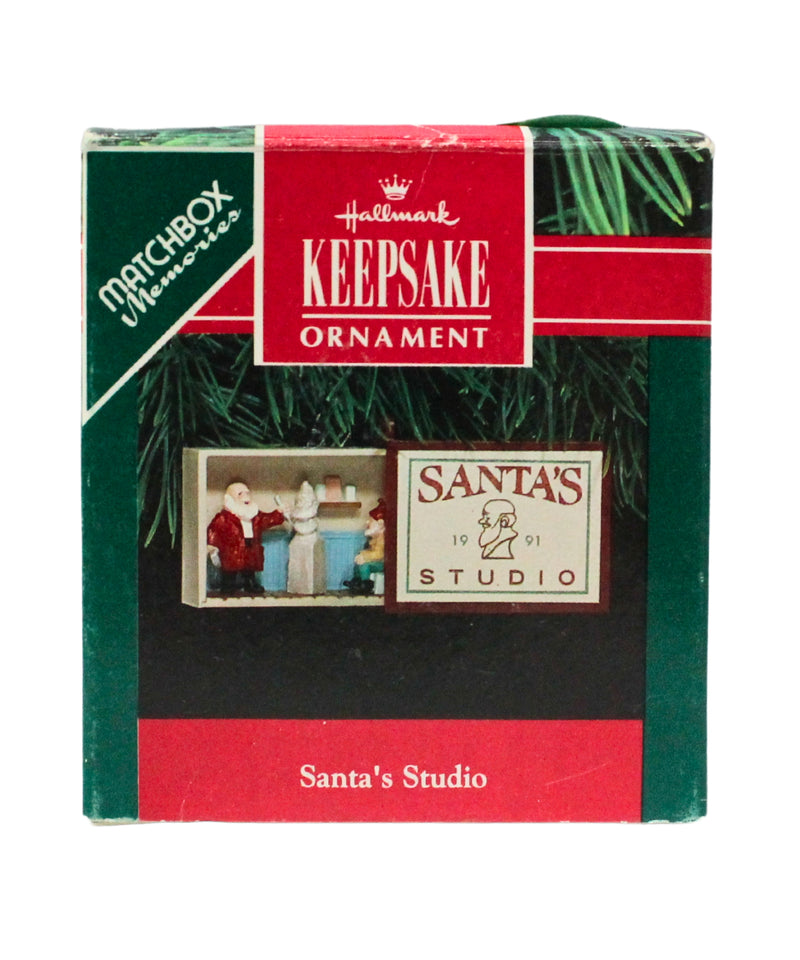 Hallmark Ornament: 1991 Santa's Studio | QX5397