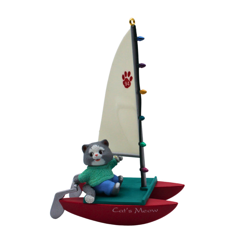 Hallmark Ornament: 1994 Kitty's Catamaran | QX5416