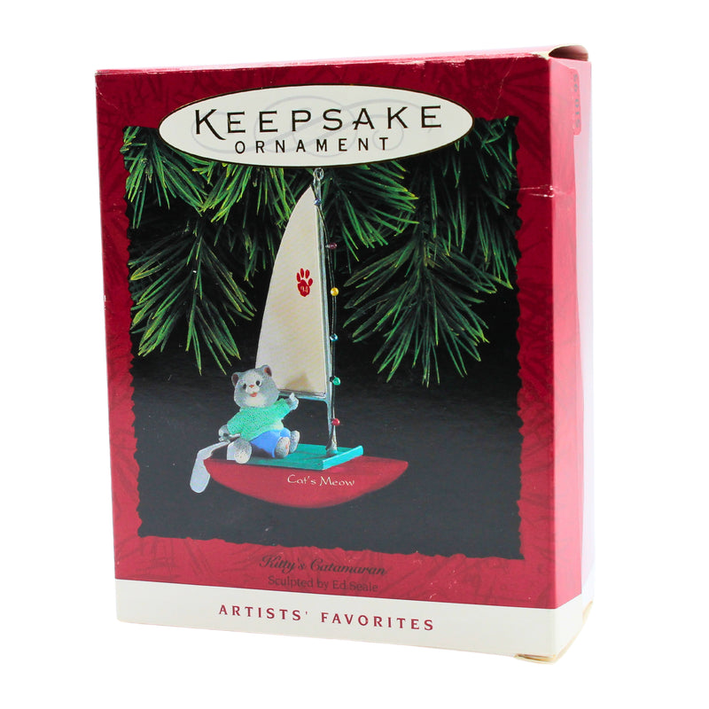 Hallmark Ornament: 1994 Kitty's Catamaran | QX5416