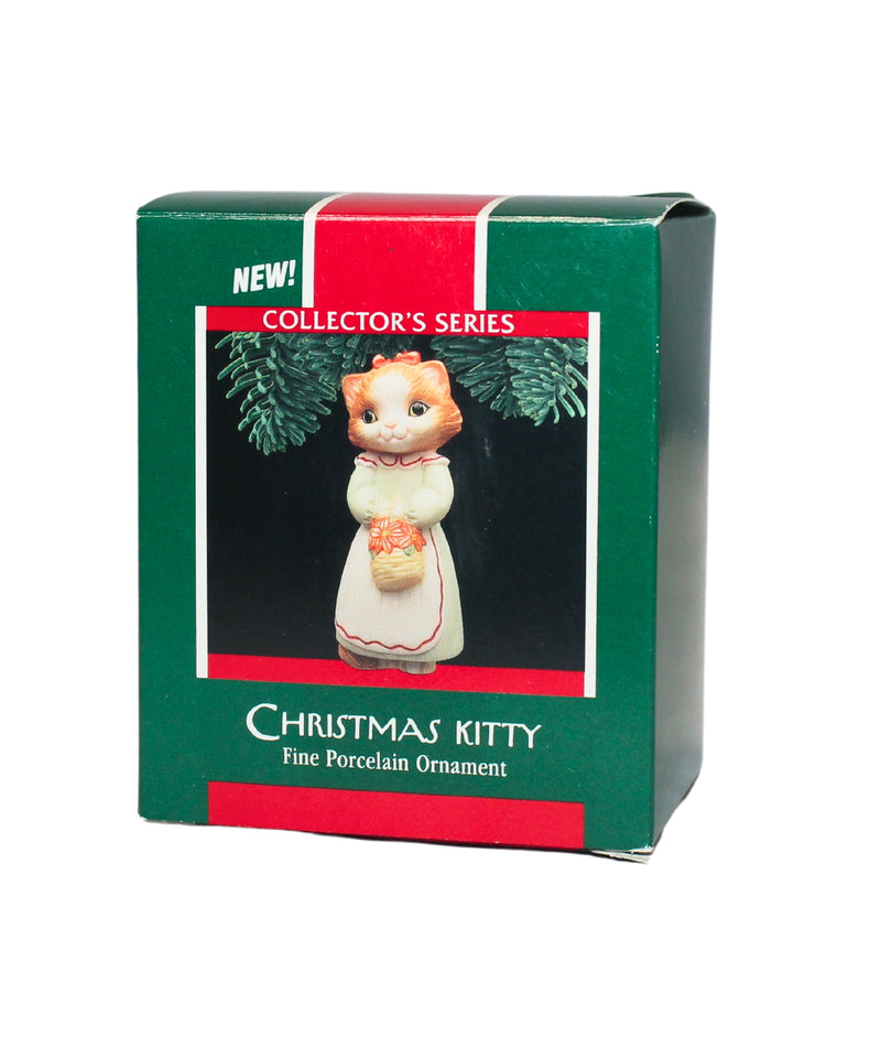 Hallmark Ornament: 1989 Christmas Kitty | QX5445