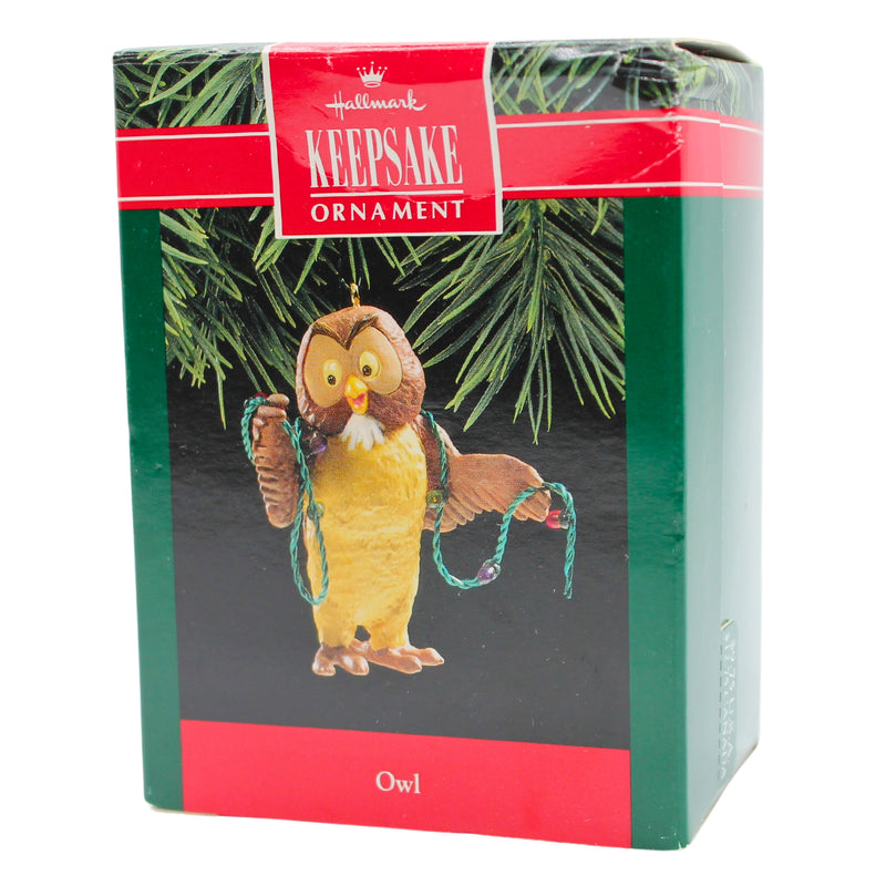 Hallmark Ornament: 1992 Owl | QX5614 | Christmas Lights