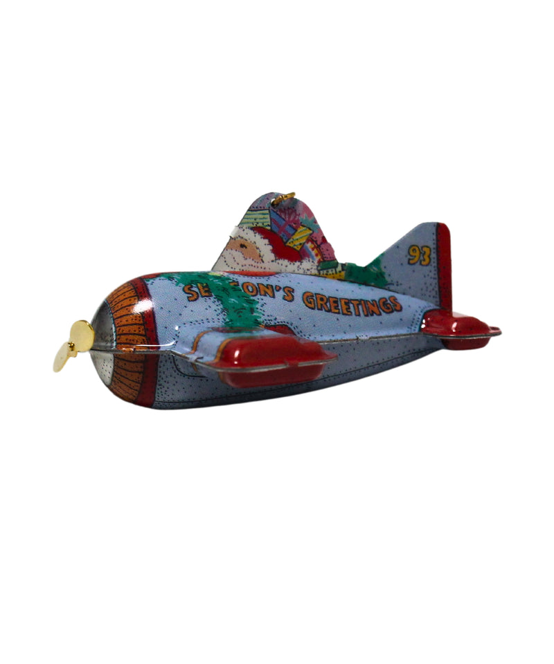 Hallmark Ornament: 1993 Tin Airplane | QX5622