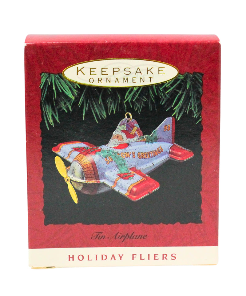 Hallmark Ornament: 1993 Tin Airplane | QX5622