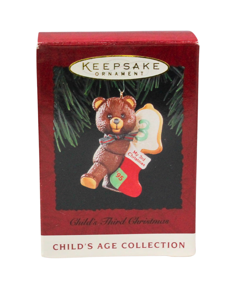 Hallmark Ornament: 1995 Child's Third Christmas  | QX5627