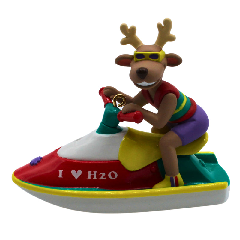 Hallmark Ornament: 1996 Antlers Aweigh! | QX5901