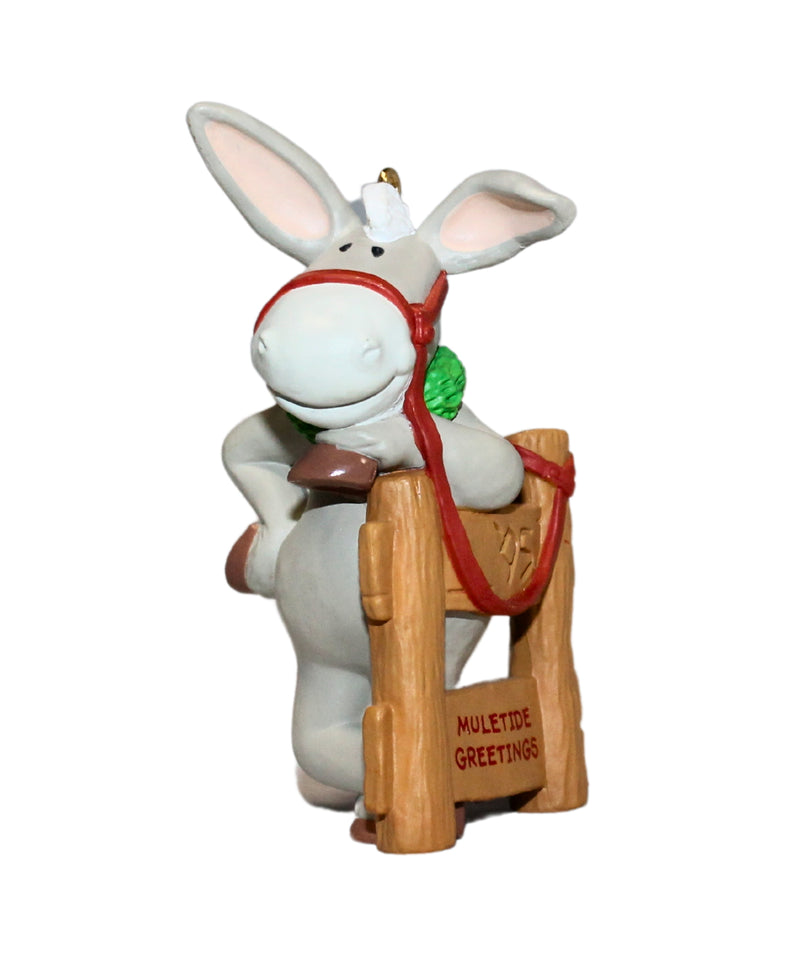 Hallmark Ornament: 1995 Muletide Greetings | QX6009