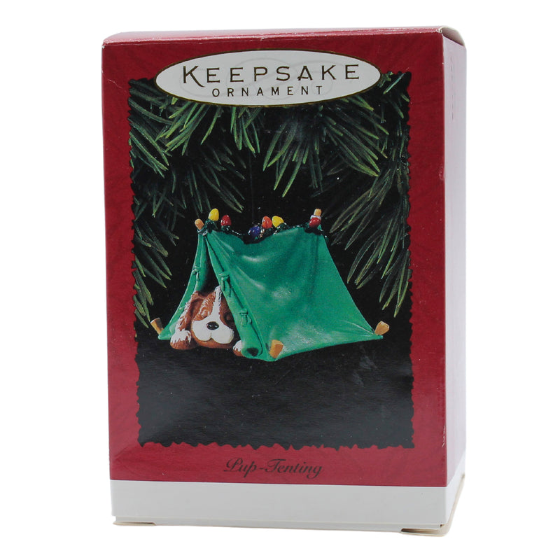 Hallmark Ornament: 1996 Pup-Tenting | QX6011