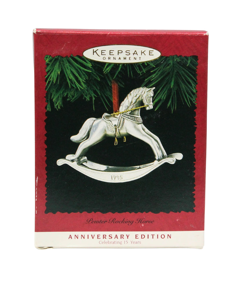 Hallmark Ornament: 1995 Pewter Rocking Horse | QX6167