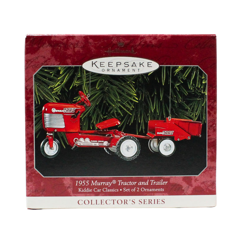 Hallmark Ornament: 1998 1955 Murray Tractor and Trailer | QX6376