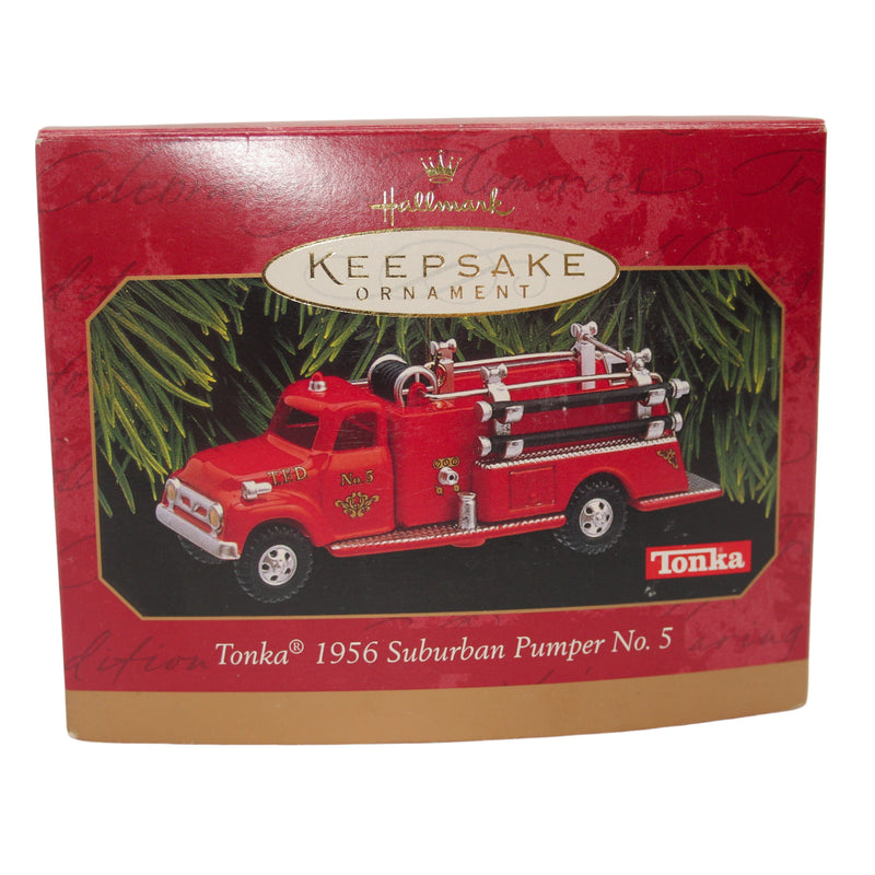 Hallmark Ornament: 1999 Tonka 1956 Suburban Pumper No.5 | QX6459