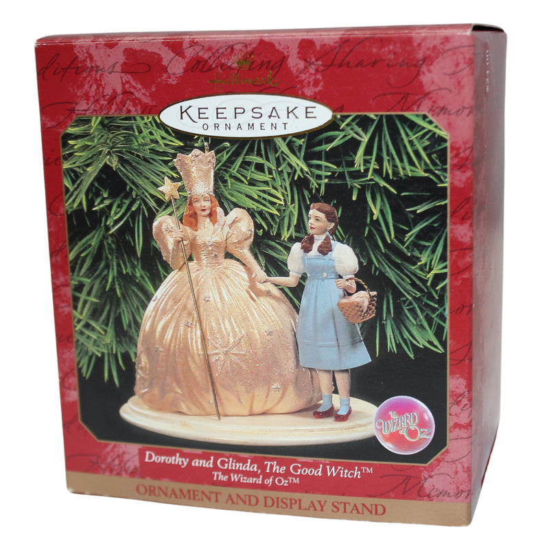 Hallmark Ornament: 1998 Dorothy and Glinda, The Good Witch | QX6509 | Wizard of Oz