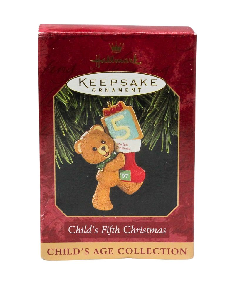 Hallmark Ornament: 1997 Child's Fifth Christmas | QX6515