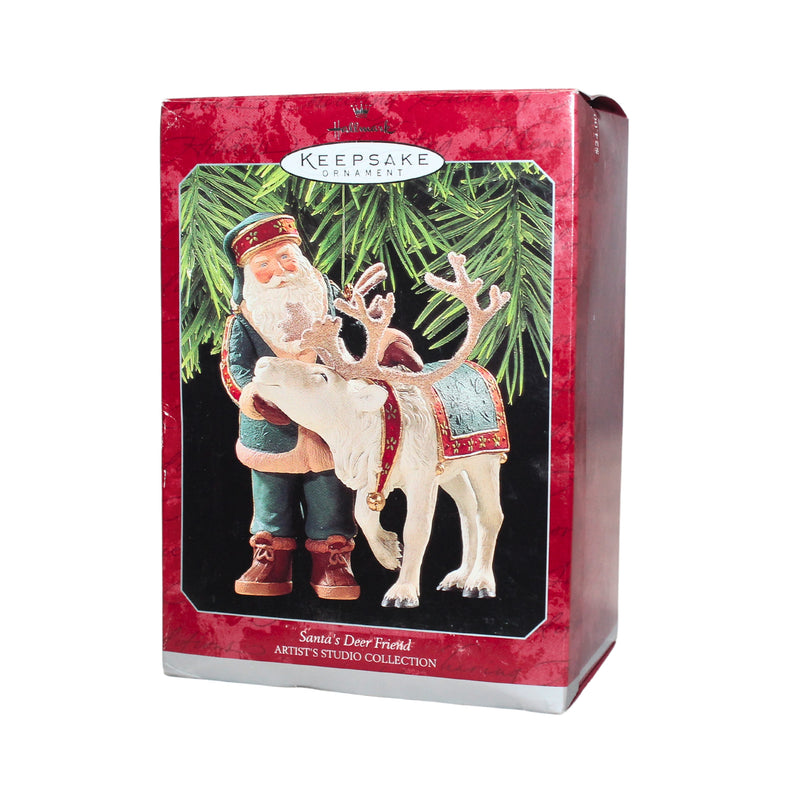 Hallmark Ornament: 1998 Santa's Deer Friend | QX6583