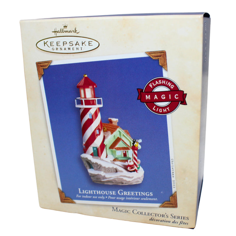 Hallmark Ornament: 2003 Lighthouse Greetings | QX7409